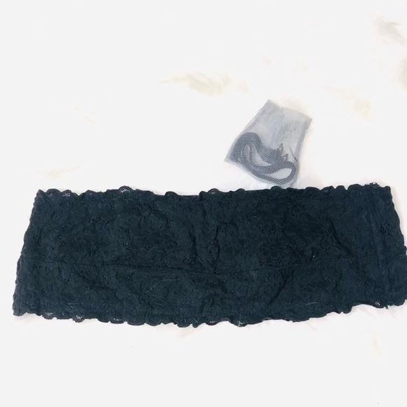 Aerie black floral lace bralette - Picture 2 of 8